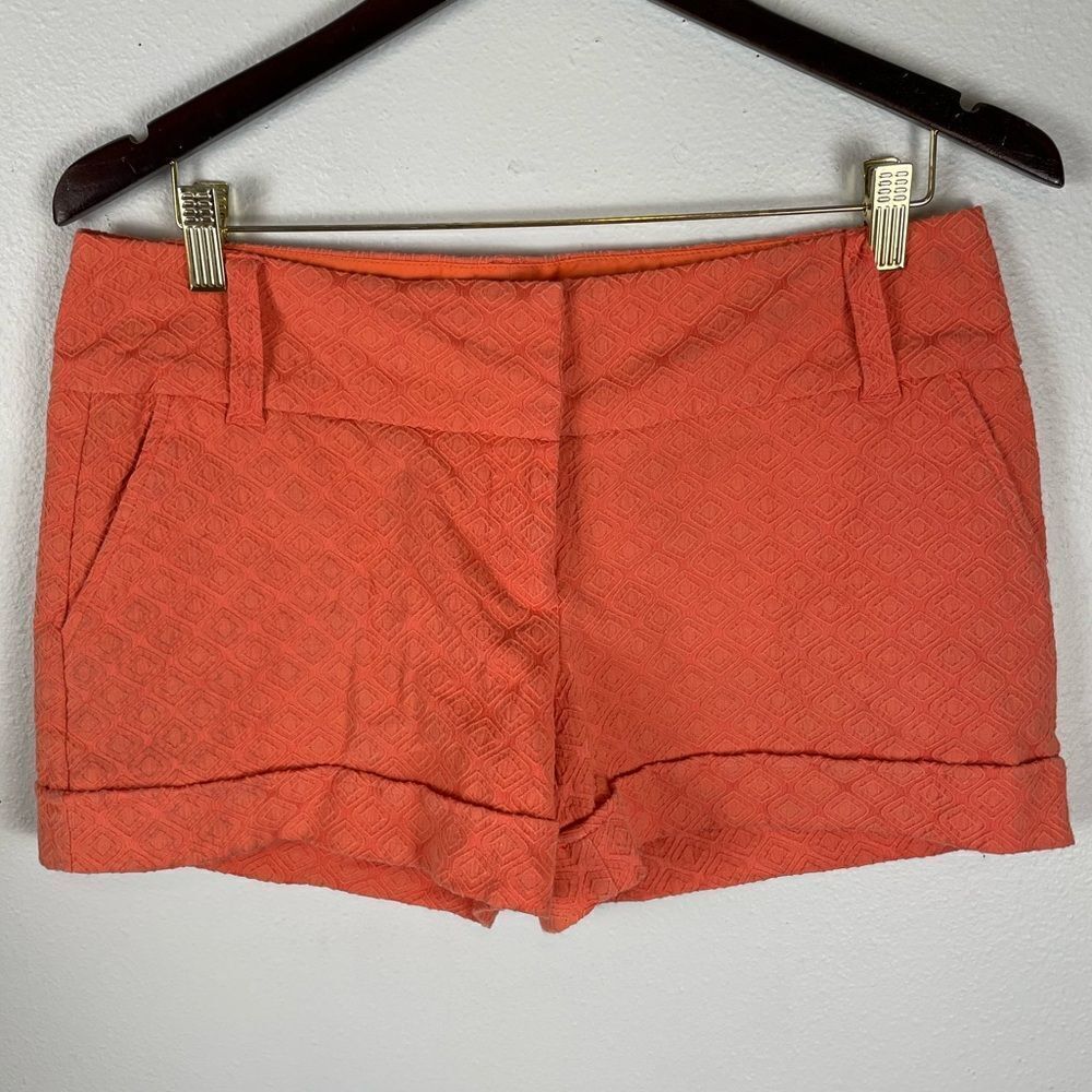 Maurices Salmon Orange Shorts Size 7/8 EUC